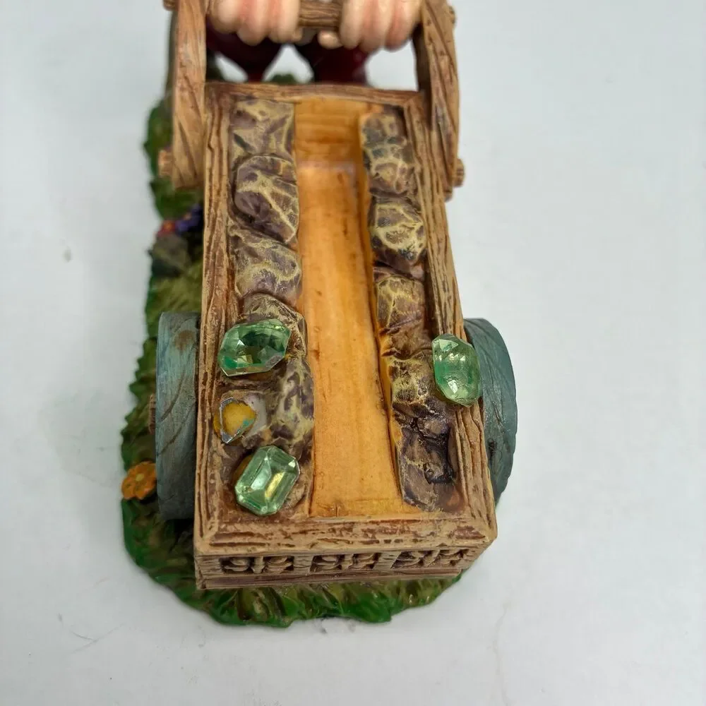 Disney Snow White & The Seven Dwarfs Desk Set GRUMPY Business Card Holder Vtg